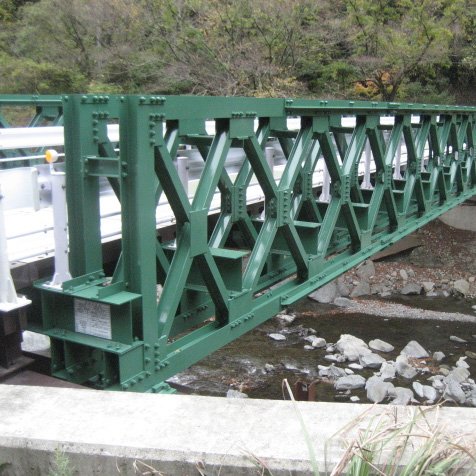 五木ダム付替国道445号(仮橋塗装)工事